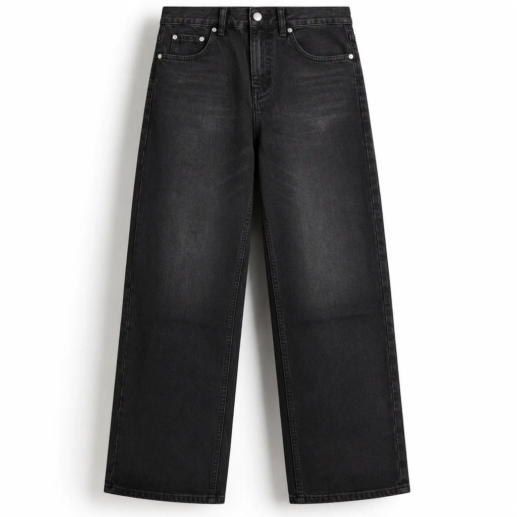 Black Straight Fit Jeans