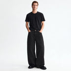 Men's Black Cargo Baggy Fit Jeans