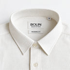 Off-White Textured Modern Fit Shirt