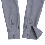 Grey Textured Modern Fit Shirt