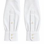 White Textured Full-Sleeve Shirt