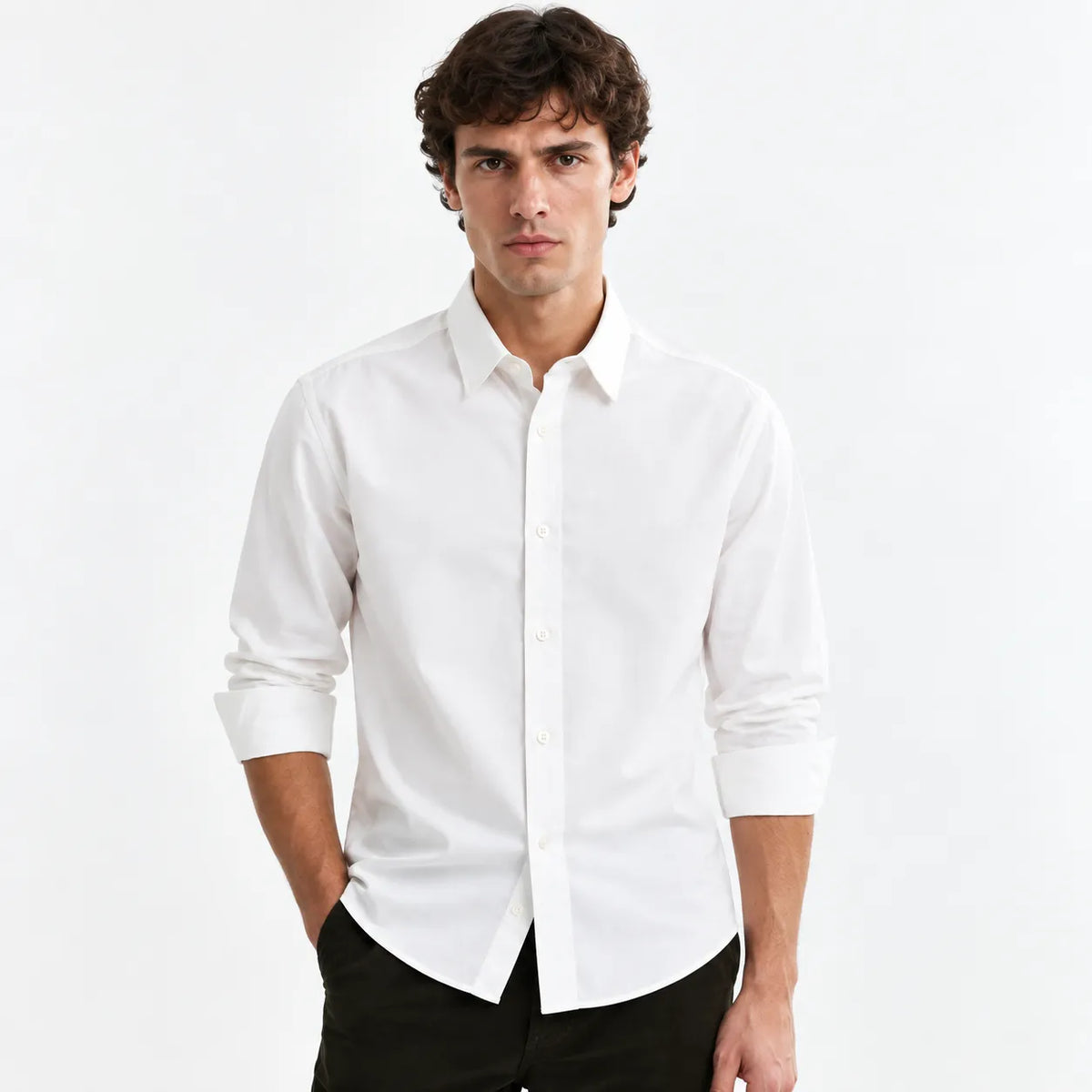 Premium Japanese Fabric White Shirt