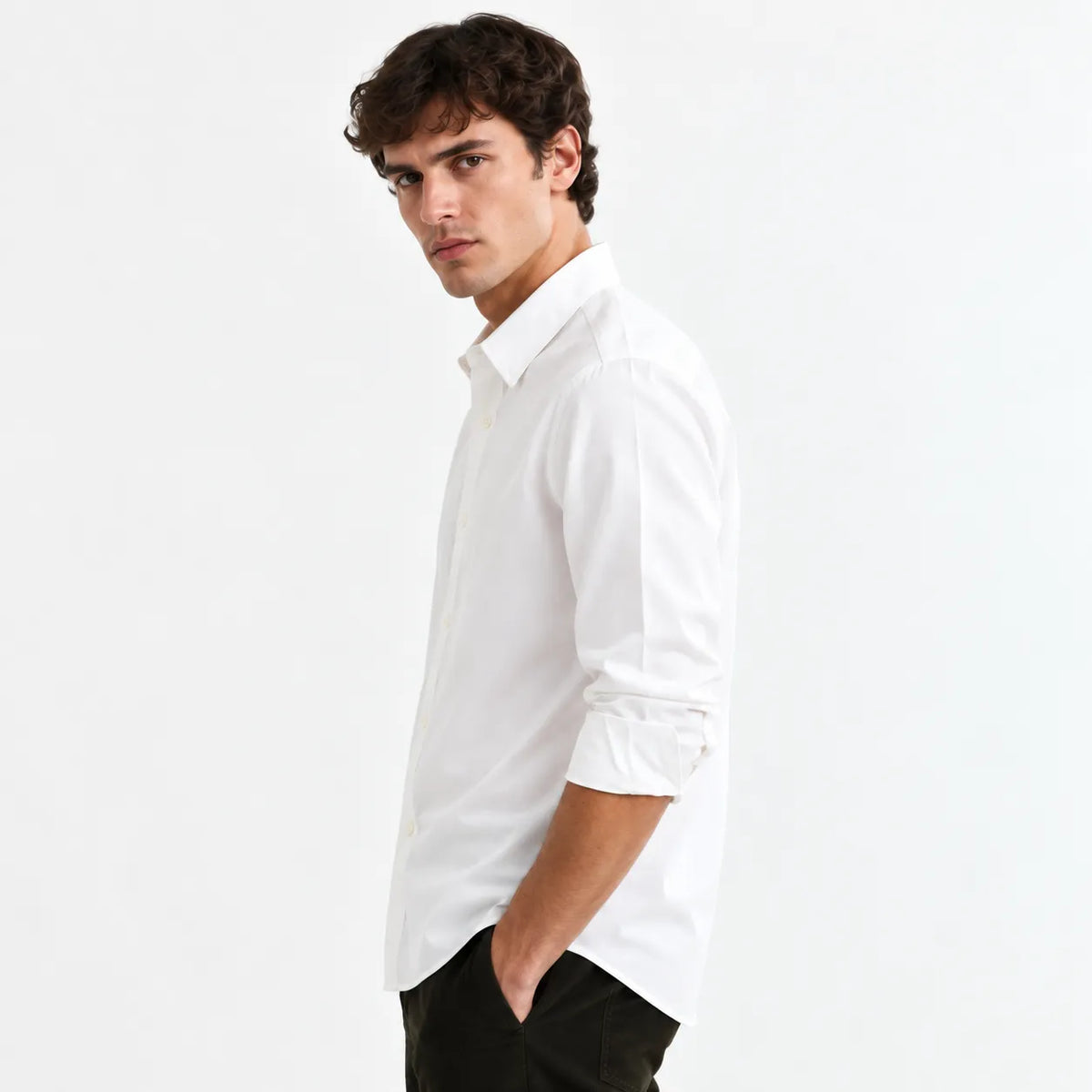 Premium Japanese Fabric White Shirt