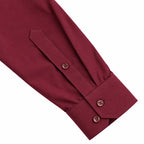 Men’s Maroon Japanese Fabric Full-Sleeve Shirt