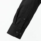 Men’s Black Japanese Fabric Full-Sleeve Shirt