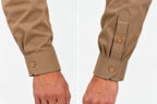Premium Japanese Fabric Dark Khaki Shirt