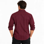 Wine Maroon Modern Fit Shirt