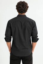 Black Modern Fit Shirt