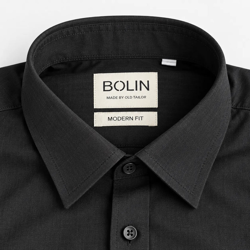 Black Modern Fit Shirt