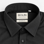 Black Modern Fit Shirt