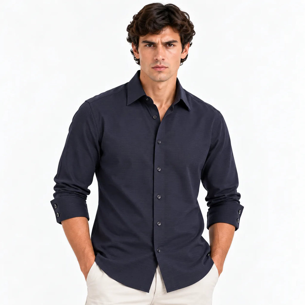 Premium Navy Blue Shirt