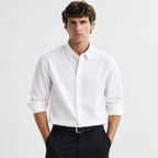 White Modern Fit Shirt
