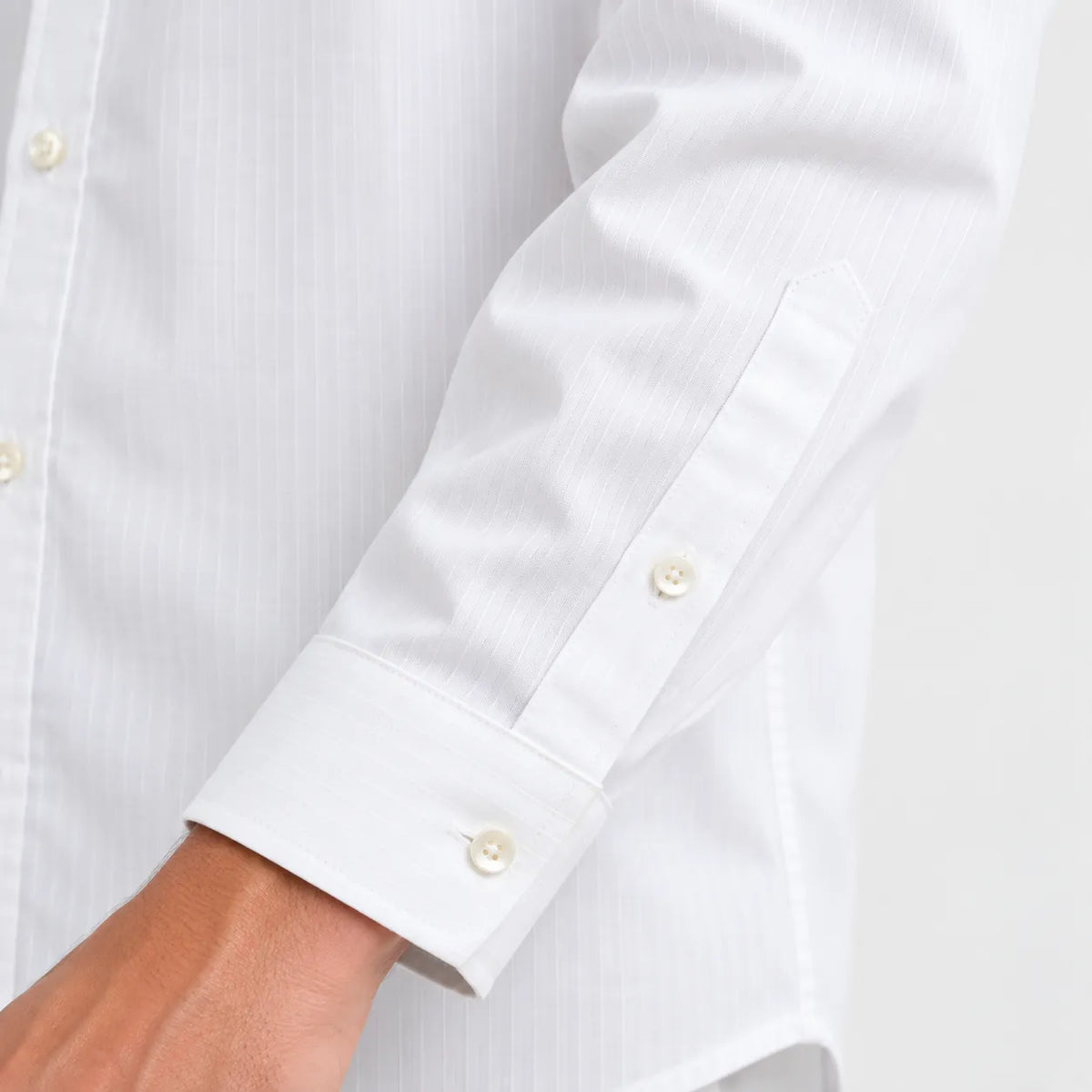 White Modern Fit Shirt