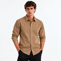 Premium Japanese Fabric Dark Khaki Shirt